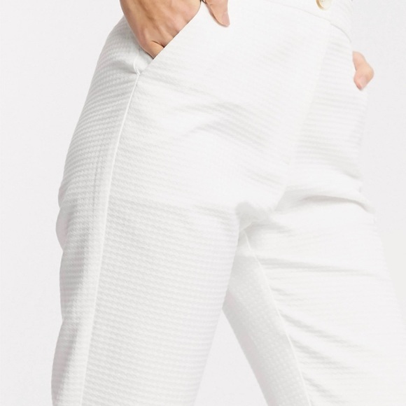 ASOS tapered white suit pants, size 4/S - Picture 4 of 6